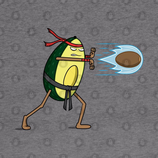 Avocado Street Fighter Fireball by Wasabi Snake